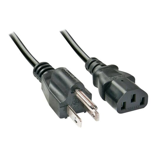 Lindy - Power cable - NEMA 5-15P (P) to IEC 60320 C13 - A | 30338