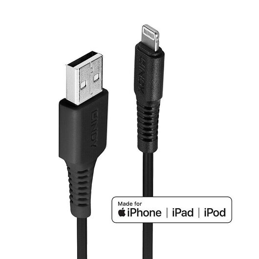 Lindy - Lightning cable - Lightning (M) to USB (M) - 3 m  | 31322