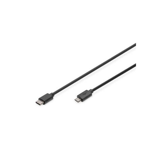 DIGITUS - USB cable - USB-C (M) to Micro-USB Ty | DB-300137-018-S