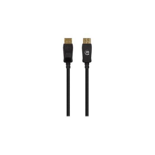 Manhattan DisplayPort 1.4 Cable, 8K@60hz, 2m, Braided Ca | 353618