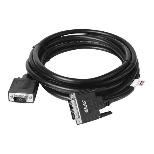 Club 3D - Adapter cable - DVI-A (M) to HD-15 (VGA) (M) | CAC-1243