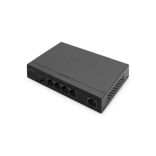 Digitus 4- Port Gigabit PoE Netzwerkswitch, Desktop, | DN-95330-1