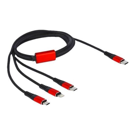 Delock 3 in 1 - Charge-only cable - USB-C male to Micro-U | 86711