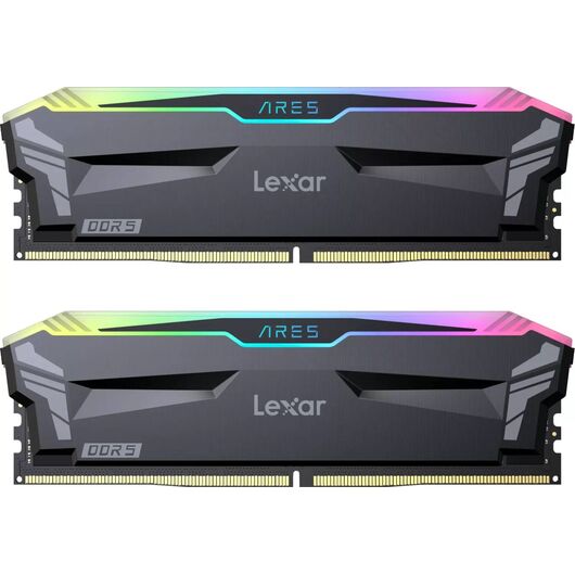Lexar ARES RGB DDR5 kit 32 GB: 2 x 16 GB LD5EU016GR6400GDLA