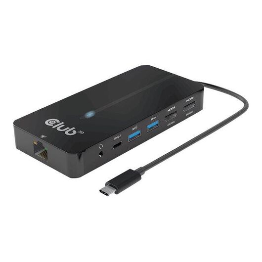 Club 3D CSV-1595 - Docking station - USB-C 3.2 Gen 1 - 2 x HDMI -