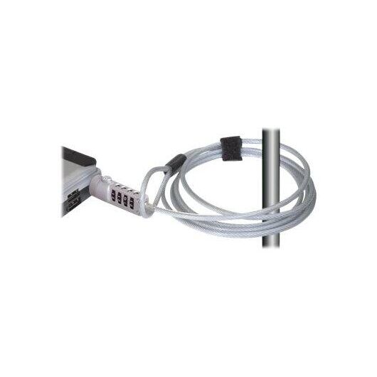Navilock - Security cable lock - silver - 1.8 m | 20643