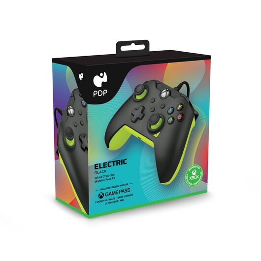 PDP Wired Controller: Electric Black Xbox Series 049012GY