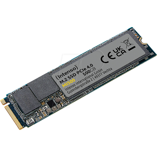 Intenso M.2 SSD MI500 500GB PCIe NVMe Gen 4x4 | 3836450