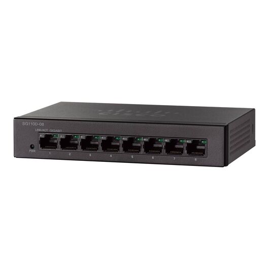 Cisco Small Business SG110D08 Switch unmanaged 8 SG110D08UK
