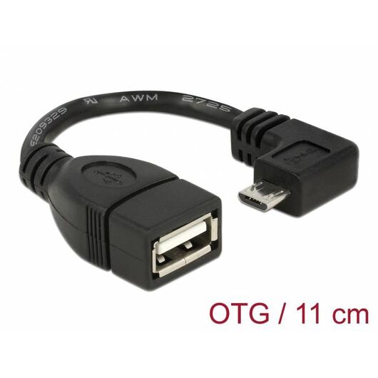 Delock USB cable USB (F) to MicroUSB Type B (M) USB 2.0 83104