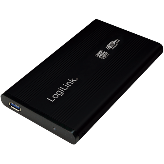 LogiLink® External HardDisk enclosure 2,5 Inch S-ATA USB 3.0 Alu