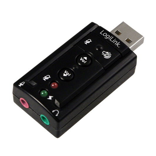 LogiLink® USB Soundcard with Virtual 7.1 Soundeffects