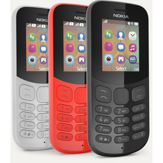 NOKIA Mobile Phone Nokia New 130 DS Black