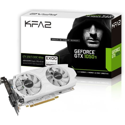 KFA GeForce GTX 1050 Ti EXOC white