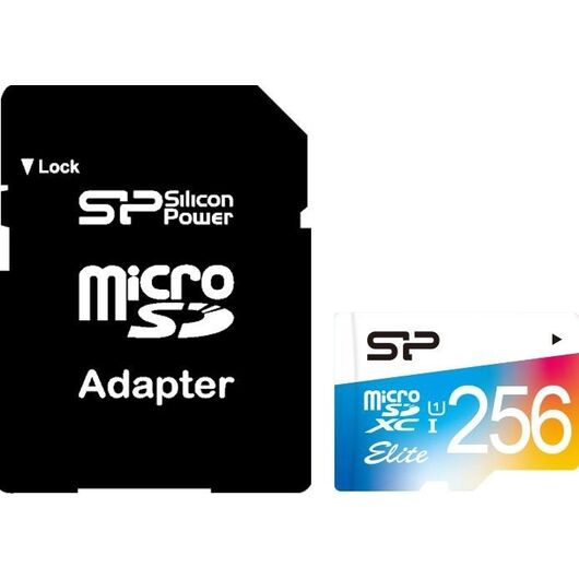 silicone Power elite microSDXC 256GB ki