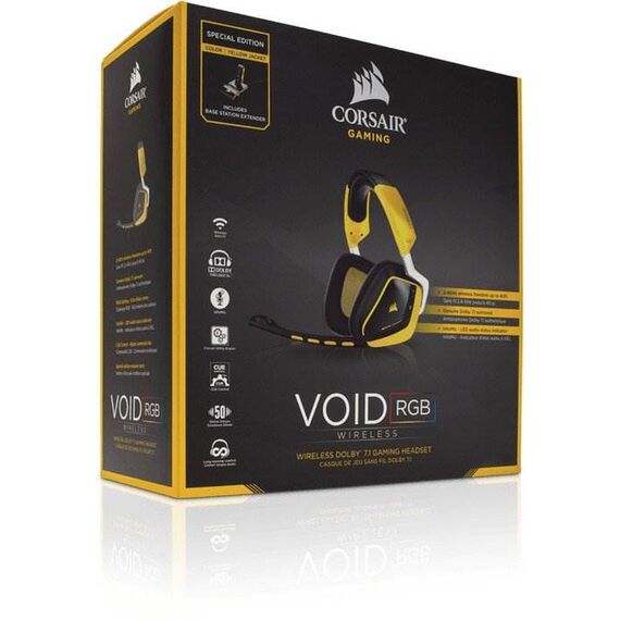 Corsair VOID wireless Dolby 7.1 Gaming headset - Special Edition Yellow