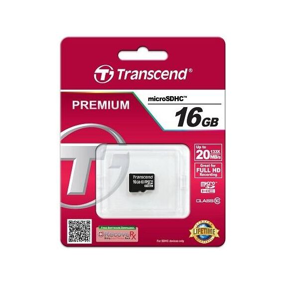 Transcend-TS16GUSDC10-Flash-memory---Readers