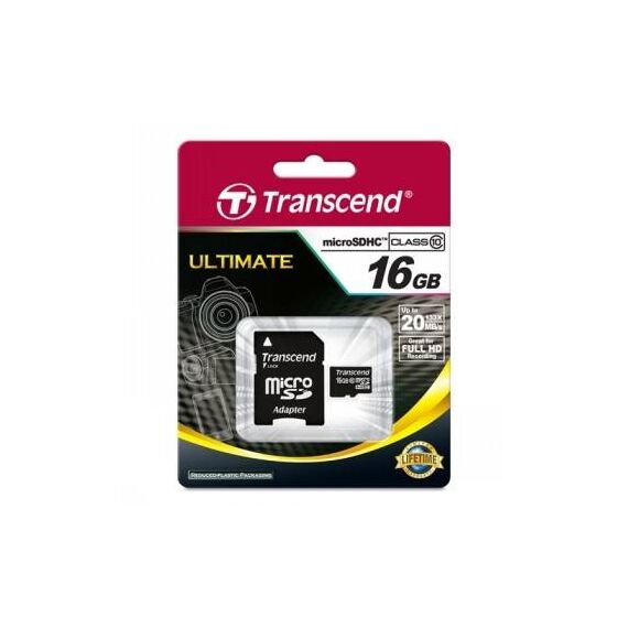 Transcend-TS16GUSDHC10U1-Flash-memory---Readers