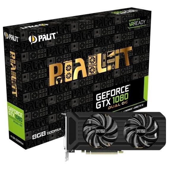 Palit GeForce GTX 1080 Dual OC, 8GB