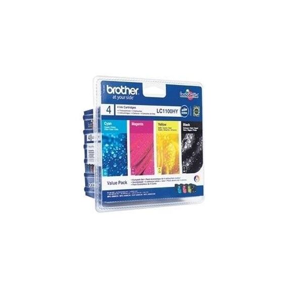 Brother LC1100HY Value Pack 4-pack High | LC1100HYVALBPDR