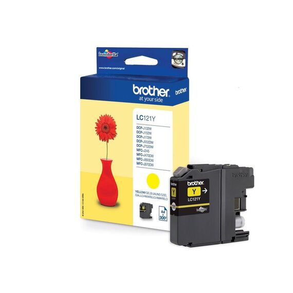 Brother LC121Y Yellow original ink cartridge | LC121Y