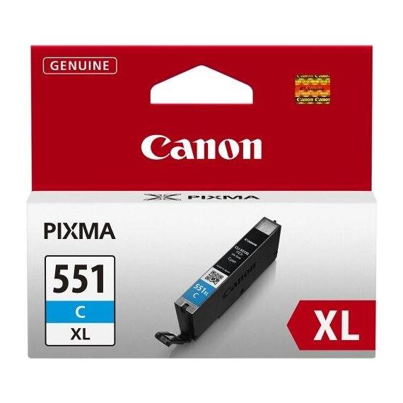 Canon CLI-551C XL High Yield cyan original ink | 6444B001