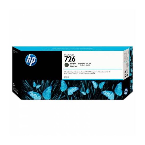 HP 726 300 ml matte black original ink cartridge | CH575A