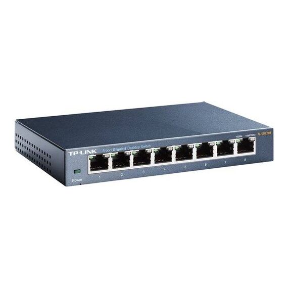 TP-LINK TL-SG108 8-port Metal Gigabit Switch | TL-SG108