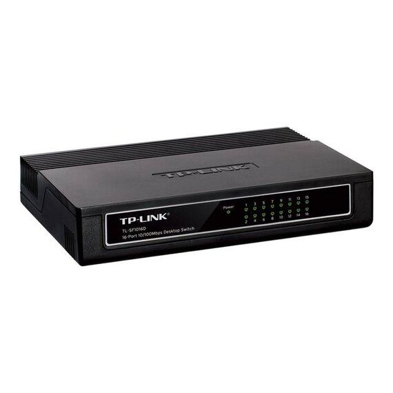 TP-Link TL-SF1016D 16-Port 10100Mbps Desktop | TL-SF1016D