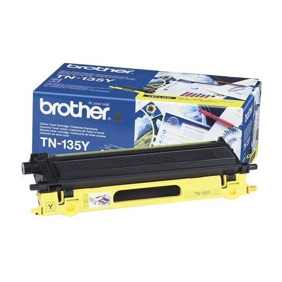 Brother TN135Y Yellow original toner cartridge  | TN135Y