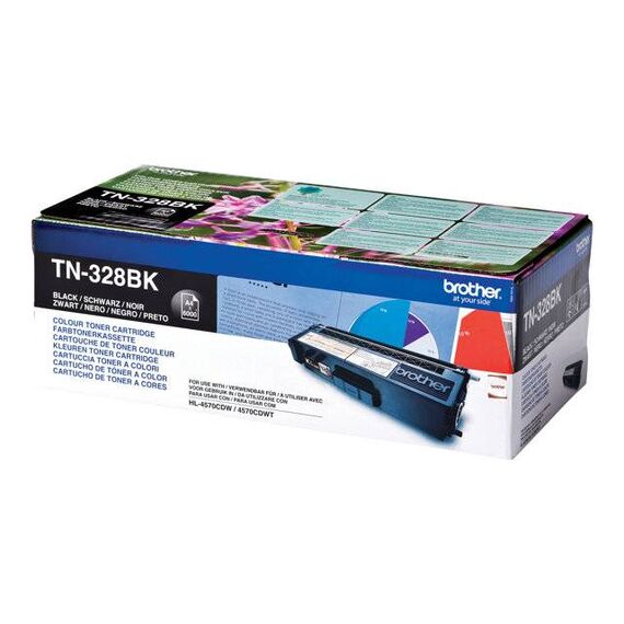Brother TN328BK Black original toner cartridge | TN328BK