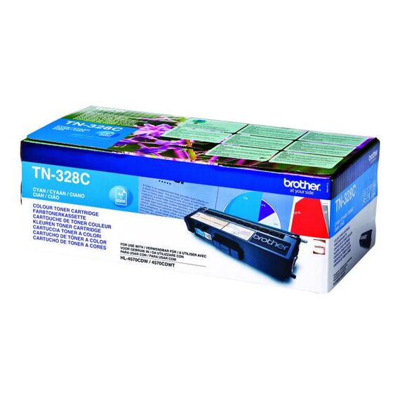 Brother TN328C Cyan original toner cartridge  | TN328C