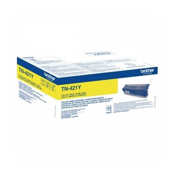 Brother TN421Y Yellow original toner cartridge  | TN421Y
