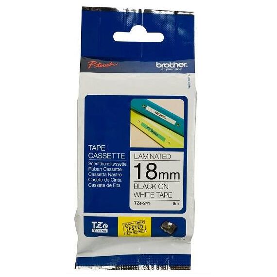 Brother TZe241 Black on white Roll | TZE241