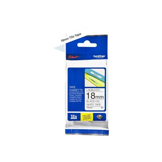 Brother TZe241 Black on white Roll | TZE241