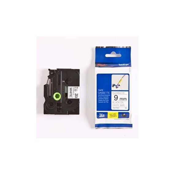 Brother TZeFX221 Black on white Roll  | TZEFX221