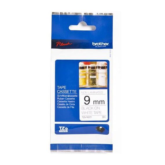 Brother TZeN221 Black on white Roll | TZEN221