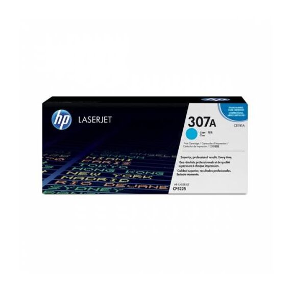 HP 307A Cyan original LaserJet toner cartridge | CE741A
