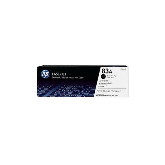 HP 83A Dual Pack 2-pack black original LaserJet | CF283AD