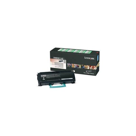 Lexmark Extra High Yield black original toner | X463X11G