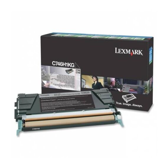 Lexmark High Yield black original toner | C746H1KG