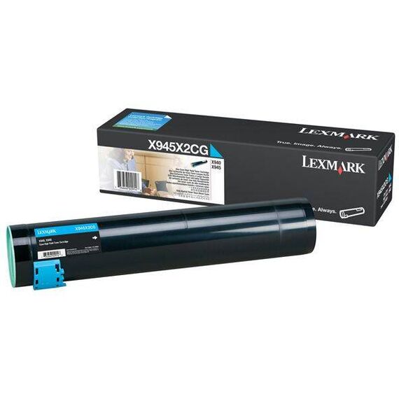 Lexmark High Yield cyan original toner cartridge | X945X2CG