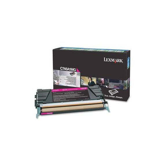 Lexmark Magenta original toner cartridge LCCP, | C746A1MG