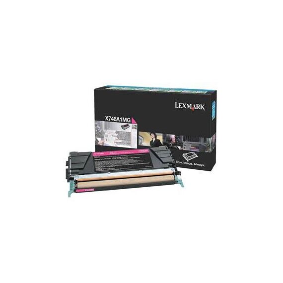 Lexmark Magenta original toner cartridge LCCP, | X746A1MG