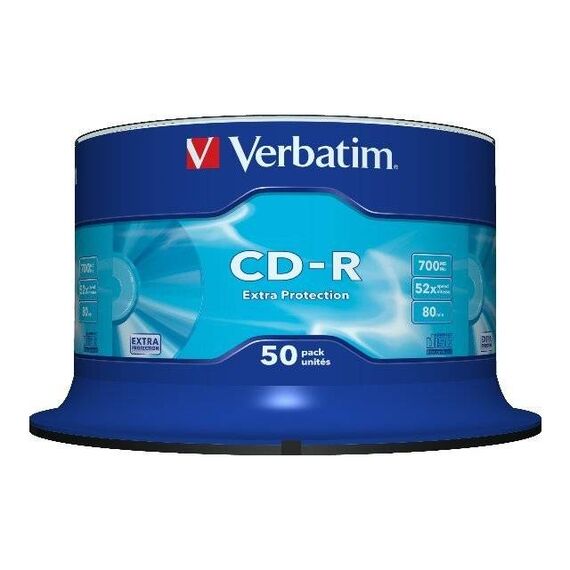 Verbatim 50 x CD-R 700 MB (80min) 52x spindle | 43351