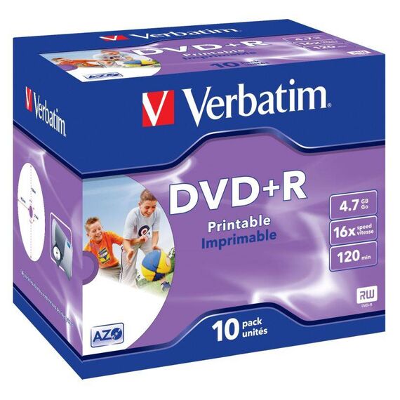Verbatim DataLifePlus 10x DVD+R printable  | 43508
