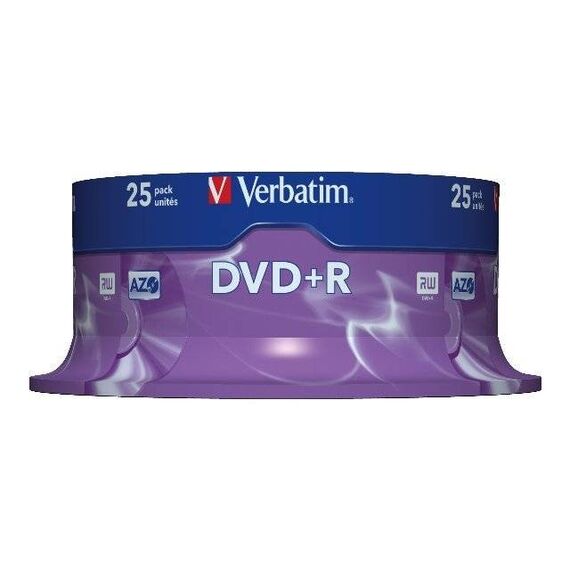 Verbatim DataLifePlus 25 x DVD+R 4.7 GB 16x spindle | 43500
