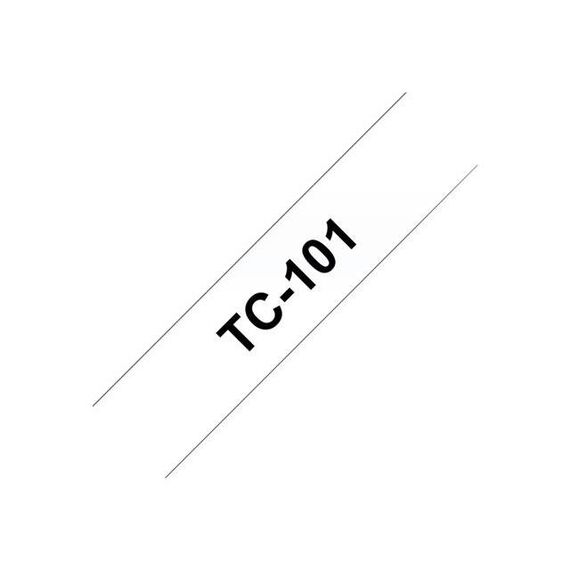 Brother Black, transparent Roll (1.2cm x 7.7m) | TC101