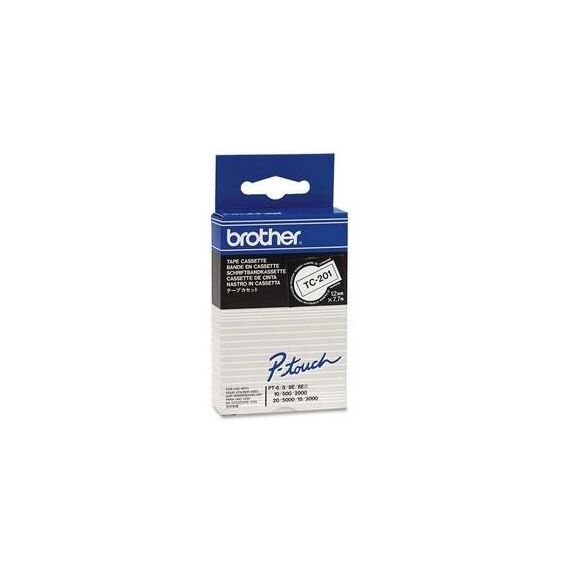 Brother Black white Roll (1.2 cm) 1 roll(s) labels | TC201