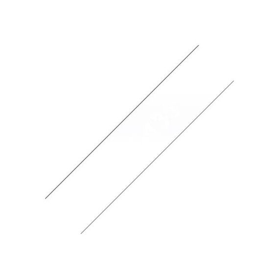 Brother TZe135 Standard adhesive white on clear | TZE135